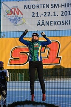 Tiia Olkkonen 2017 Nuorten SM-hiihdot Äänekoski