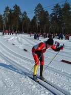 IK Kronania edustava 16-vuotiaissa kilpaileva Malin Boholm ratkaisi viestin ankkuriosuudella Kruunupyyn hyväksi.