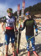 10 km perinteisen M20 sarjan seitsemäs Lauri Gummerus ja kolmas Lauri Lepistö.