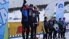 KLL M20 sarjan palkintojenjako. Lauri Gummerus vasemmalla ja Tero Seppälä neljäntenä.